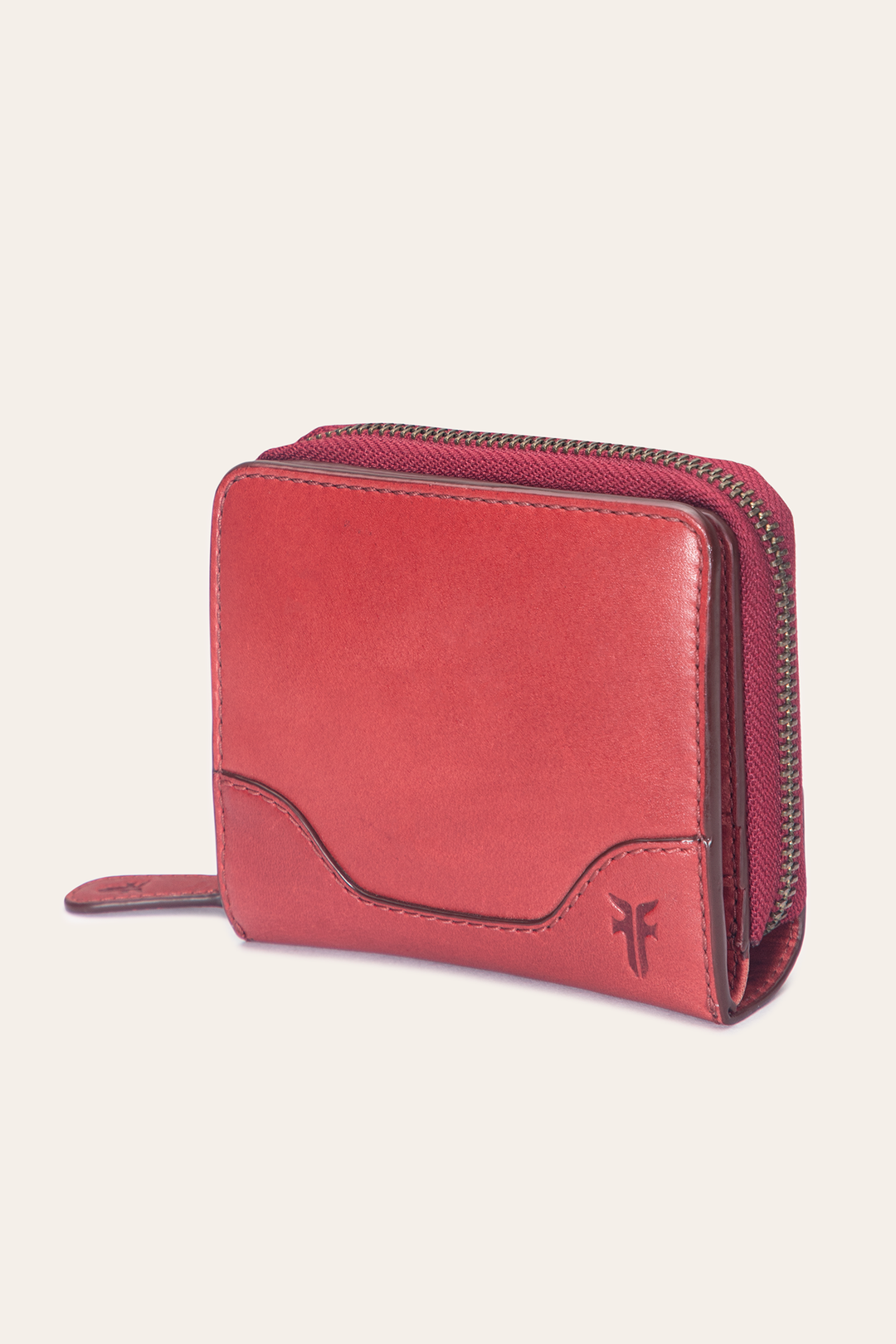 Burgundy Wallets & Accessories Frye Melissa Burgundy Small Zip Around