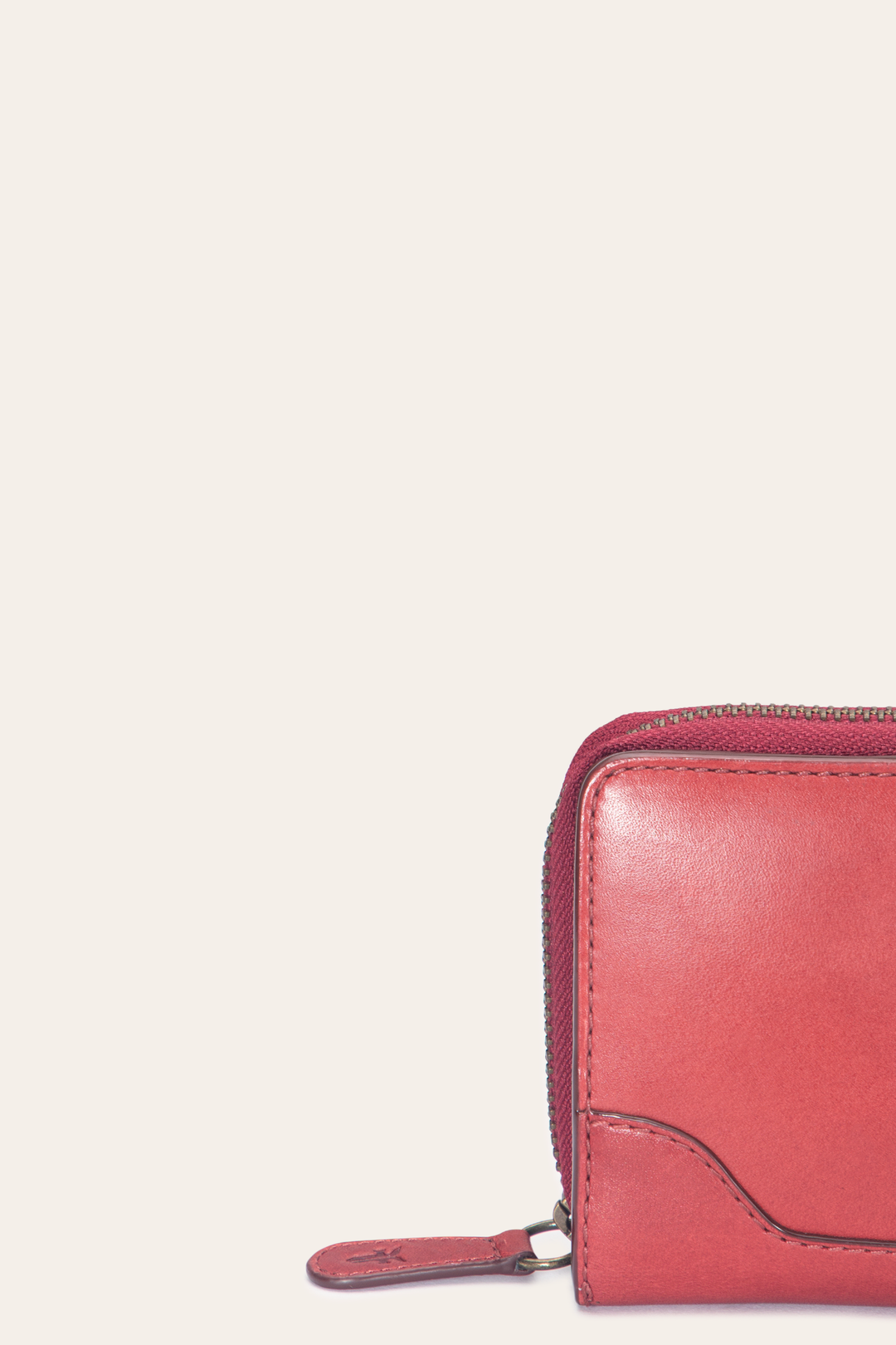 Burgundy Wallets & Accessories Frye Melissa Burgundy Small Zip Around