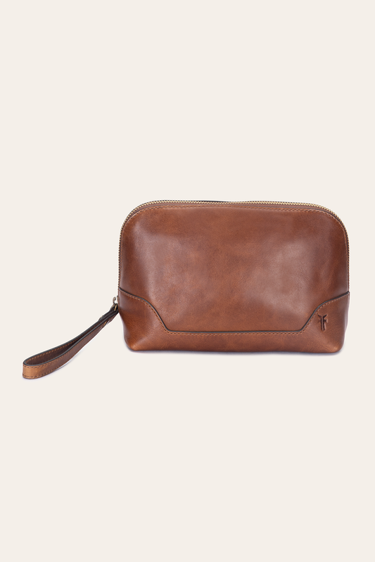 Cognac Wallets & Accessories Frye Melissa Cognac Carry All Clutch