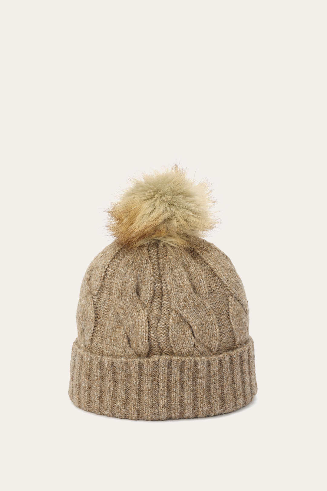Burnt Olive Cold Weather Accessories Frye Burnt Olive Wide Cable Cuff Hat