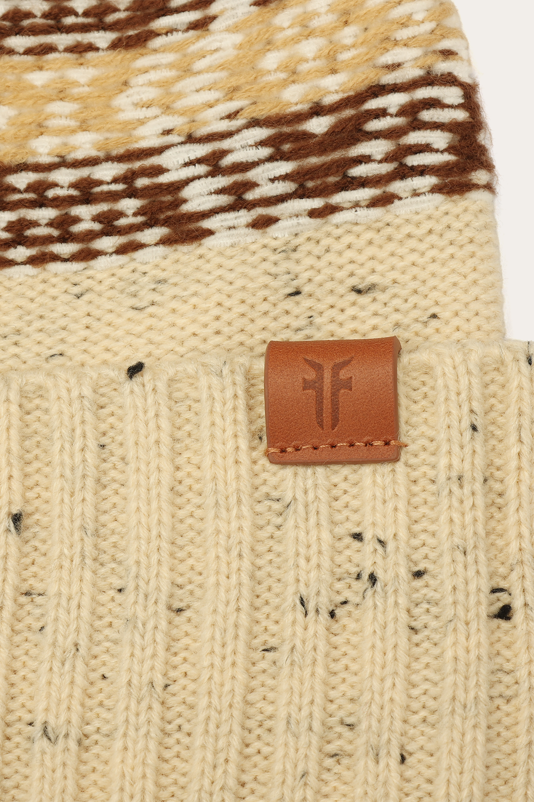 Birch Cold Weather Accessories Frye Birch Tweed Fair Isle Cuff Hat