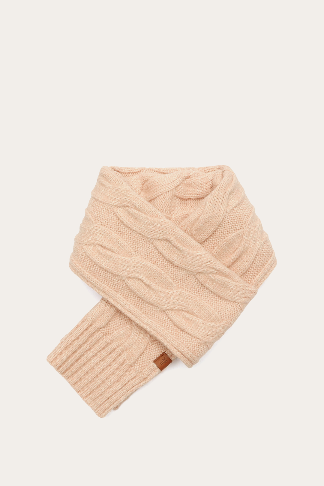Rose Cloud Cold Weather Accessories Frye Rose Cloud Wide Cable Scarf