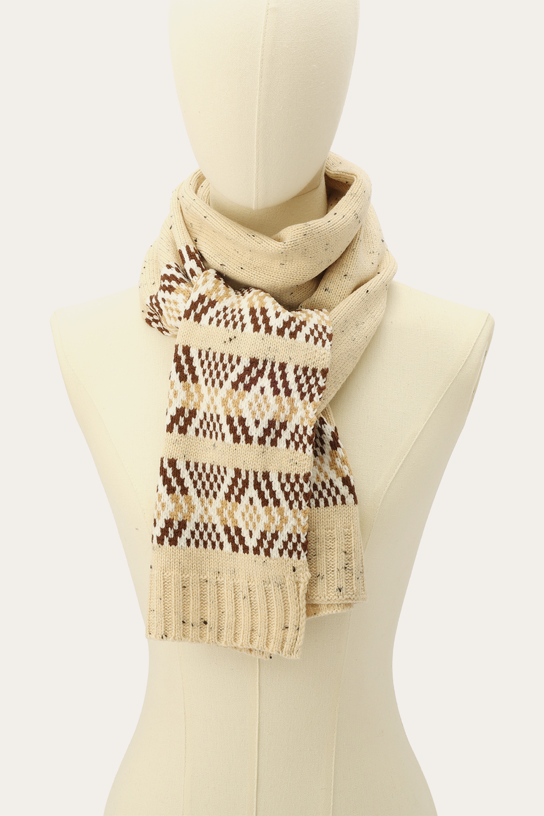 Birch Cold Weather Accessories Frye Birch Tweed Fair Isle Scarf