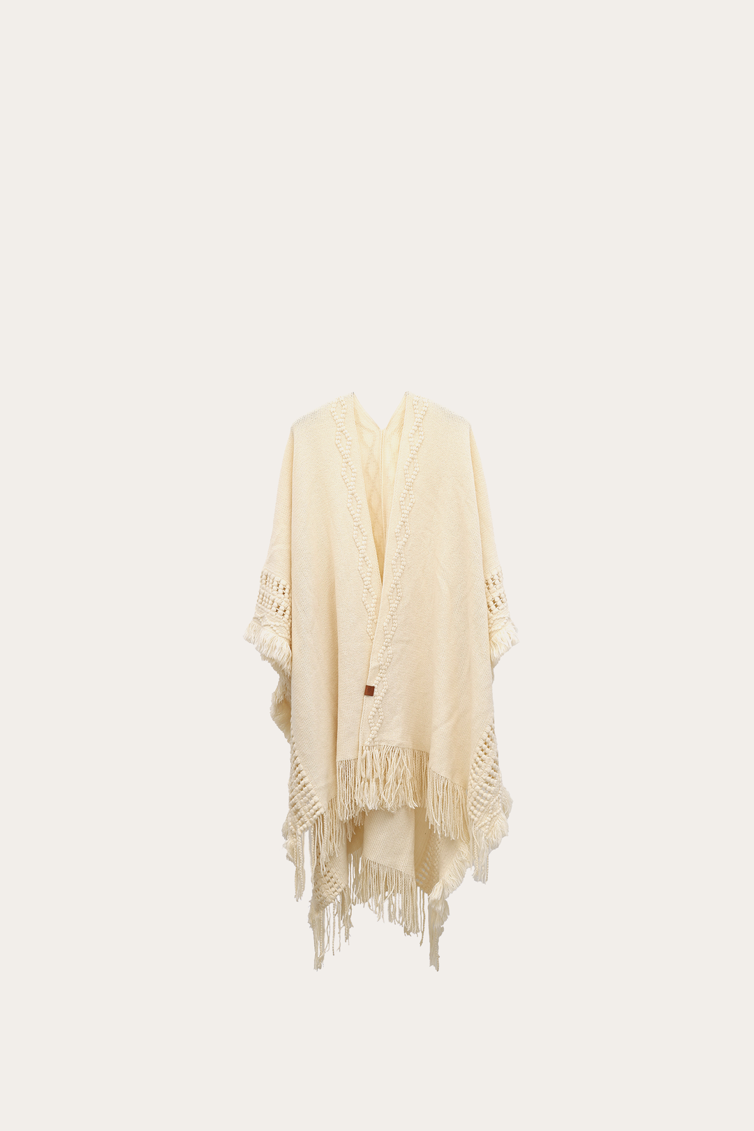 Birch Cold Weather Accessories Frye Birch Embellished Fringe Ruana