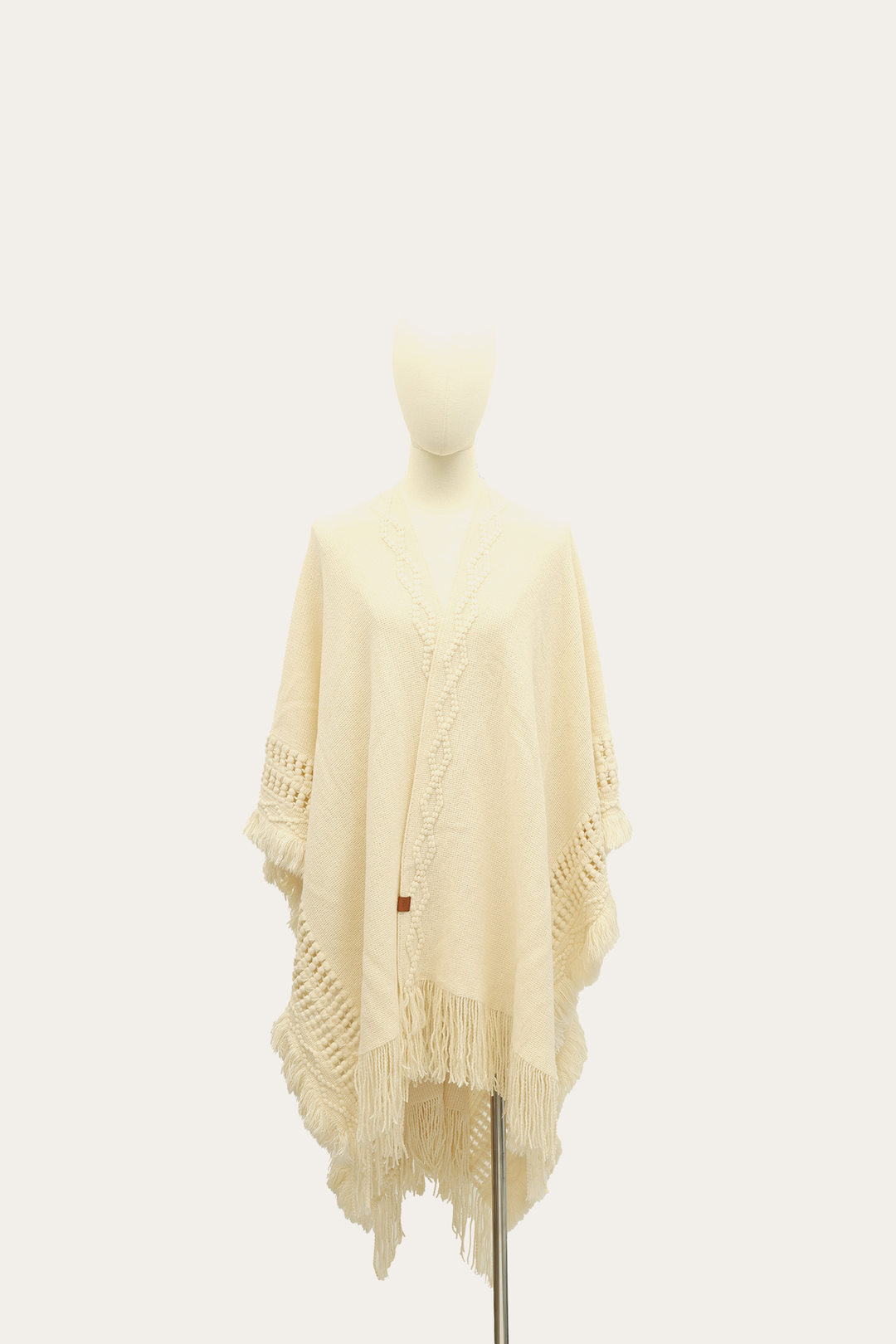 Birch Cold Weather Accessories Frye Birch Embellished Fringe Ruana