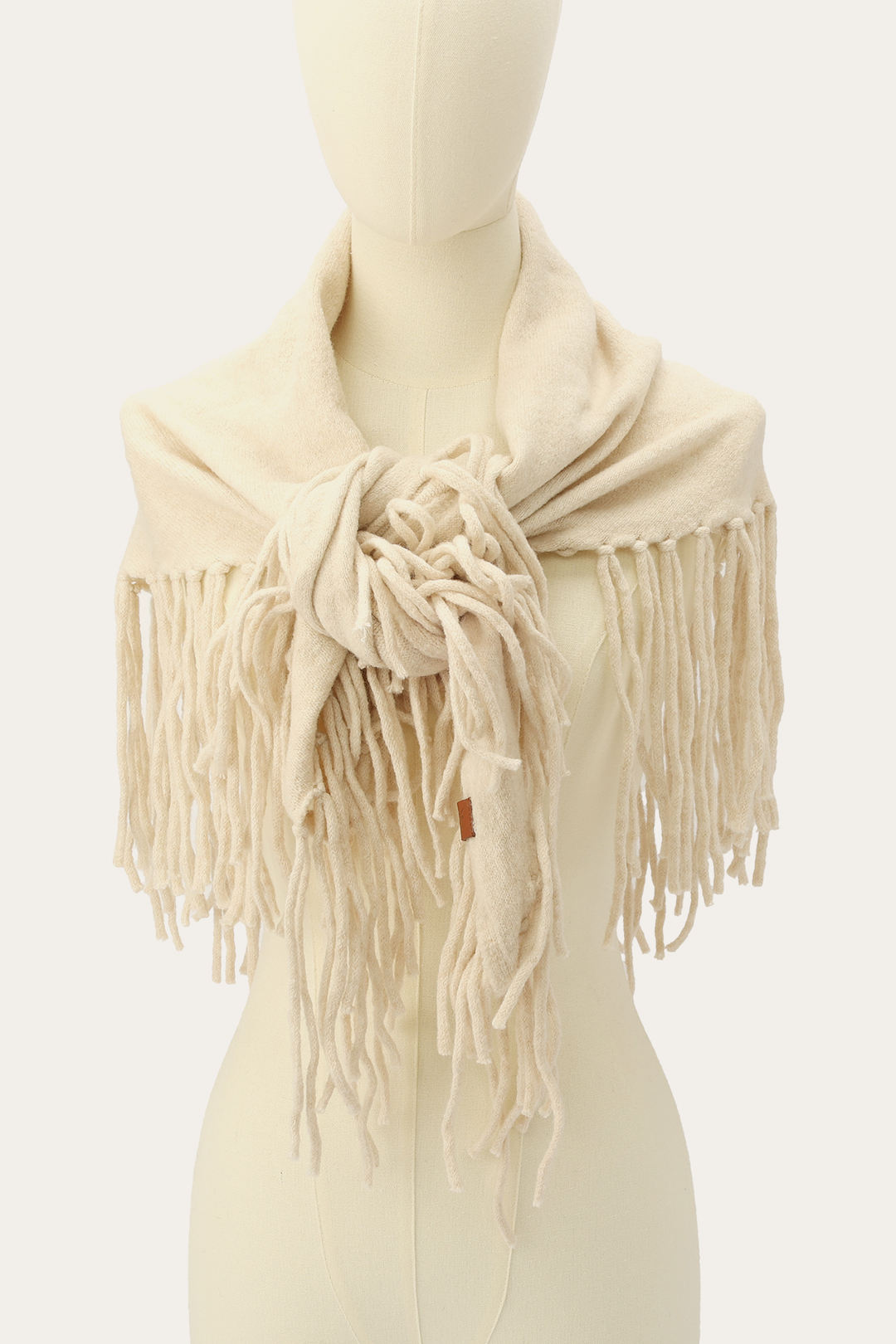 Birch Cold Weather Accessories Frye Birch Long Fringe Triangle Scarf