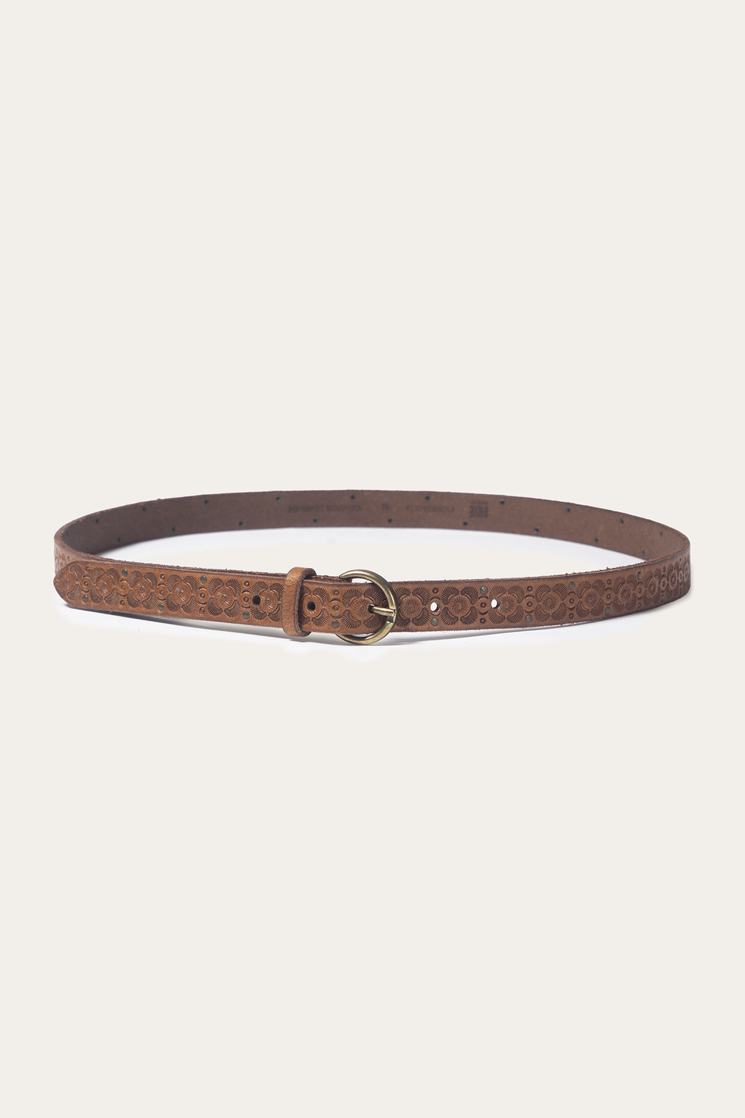 Light Whiskey Belts Frye Light Whiskey 20mm Tooling & Stud Belt