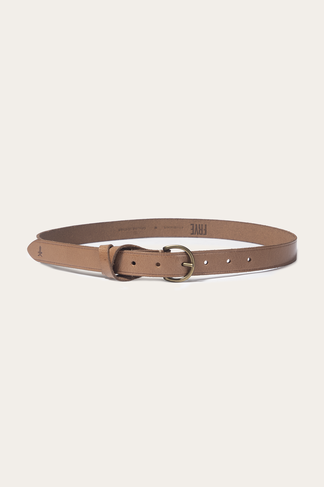 Light Bronze Belts Frye Light Bronze 25mm Belt