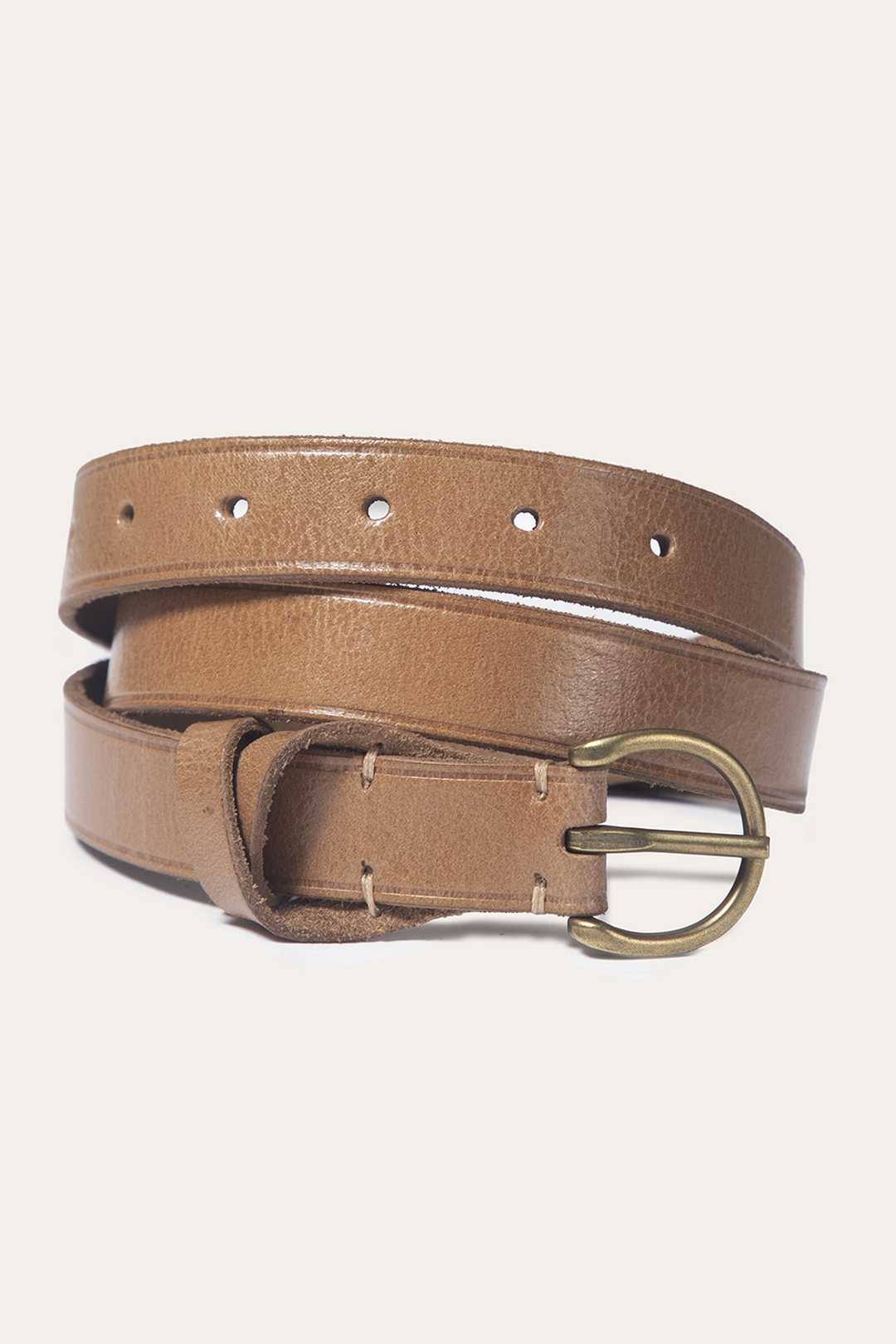 Light Bronze Belts Frye Light Bronze 25mm Belt
