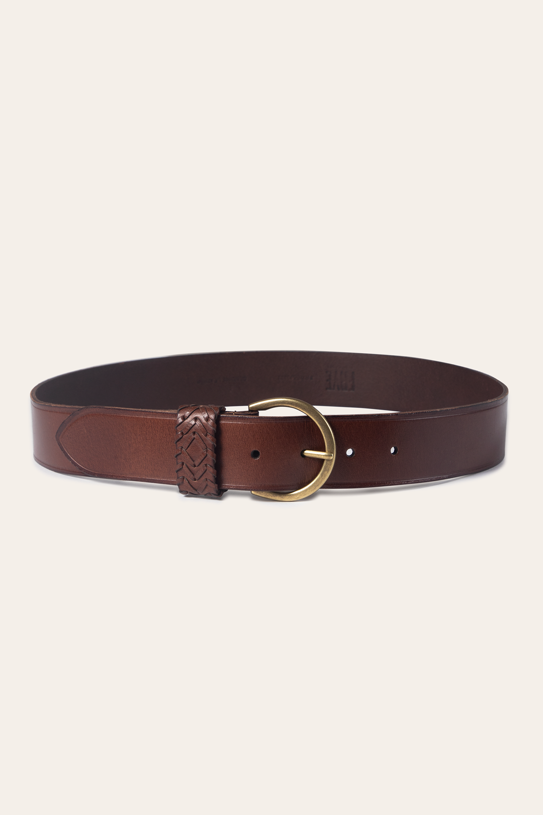 Tan Belts Frye Tan 40mm Belt With Woven Keeper