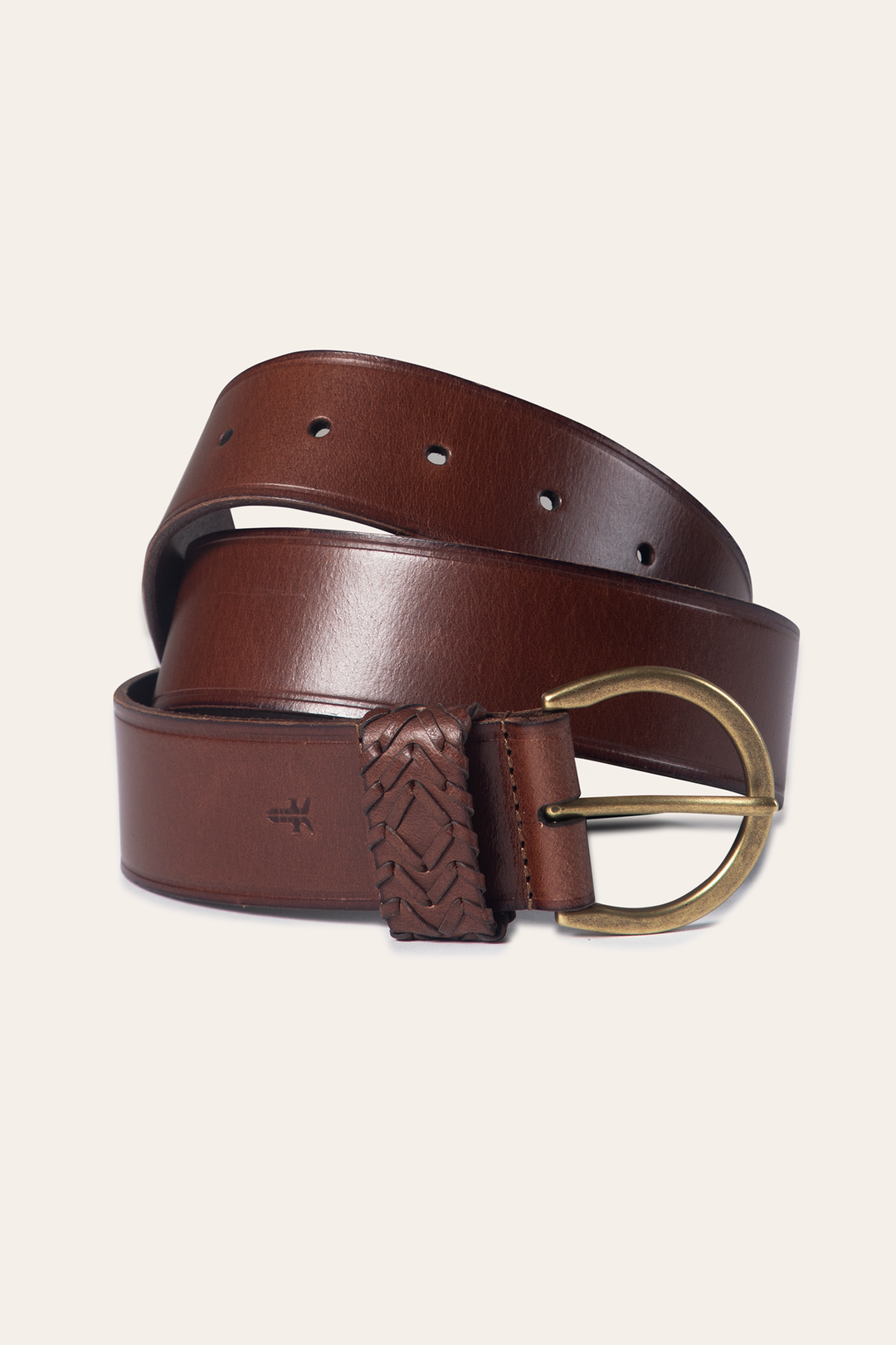 Tan Belts Frye Tan 40mm Belt With Woven Keeper