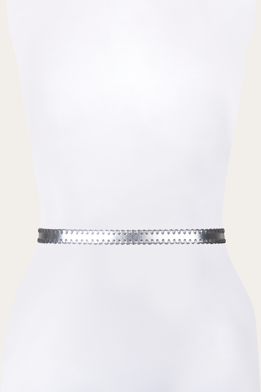 Silver Belts Frye 20mm Silver Leather Belt With 3-Piece Buckle Set