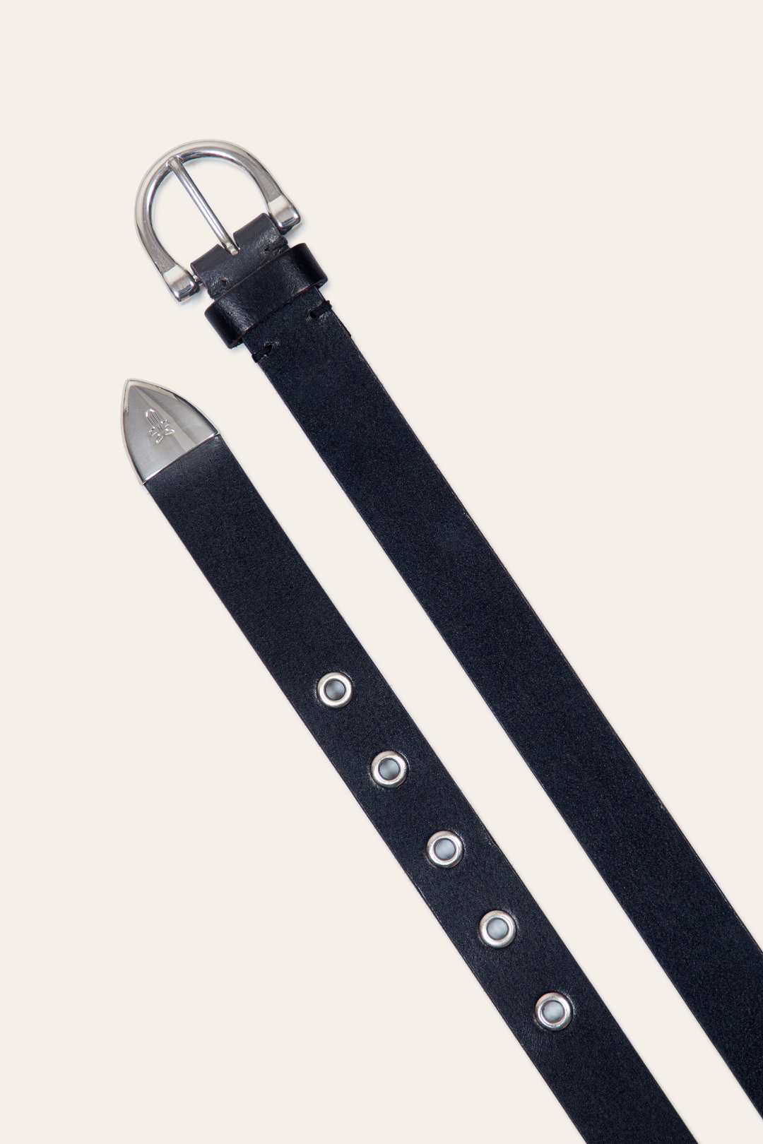 Black Belts Frye Women’s Black 25mm Horseshoe Buckle Belt