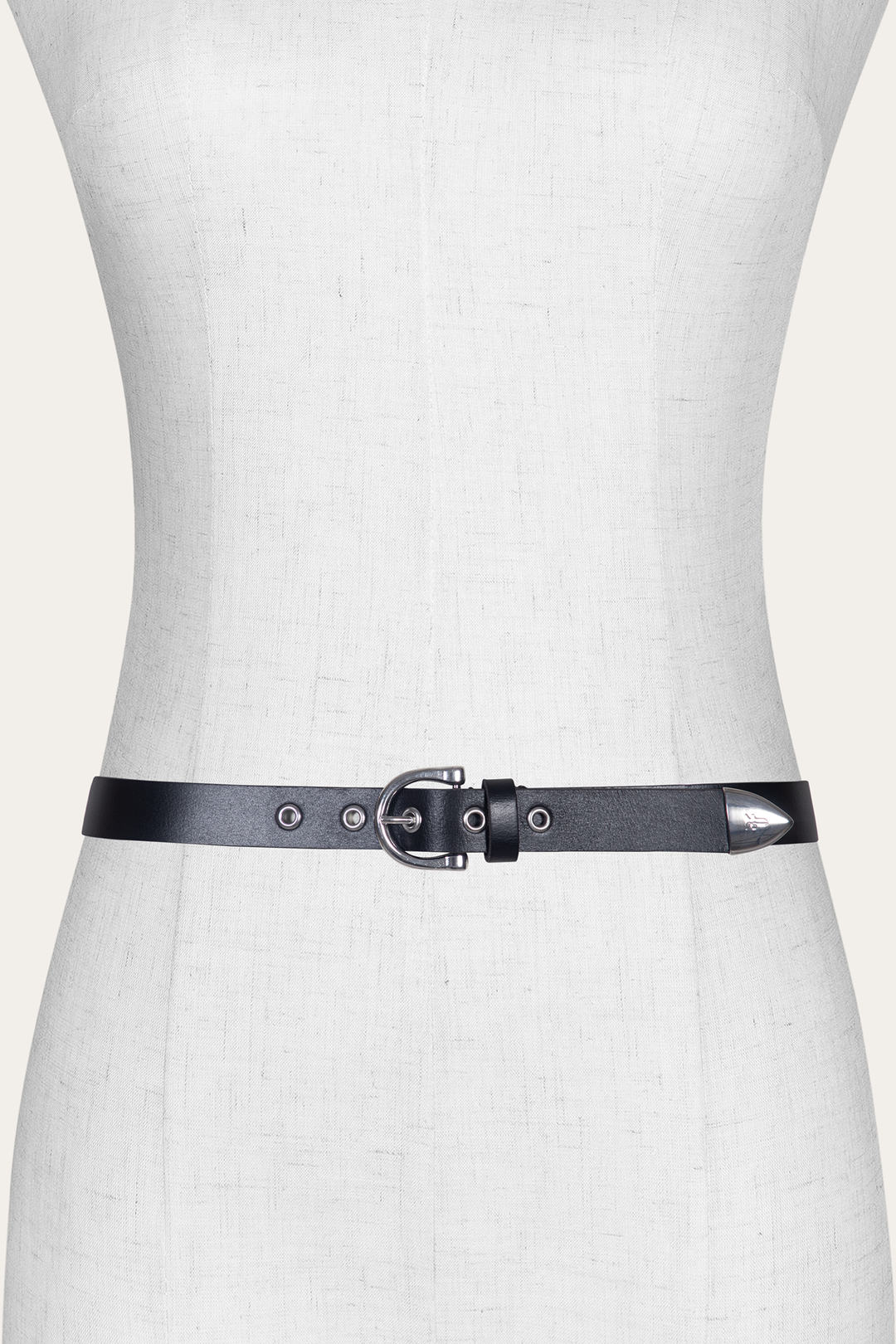 Black Belts Frye Women’s Black 25mm Horseshoe Buckle Belt