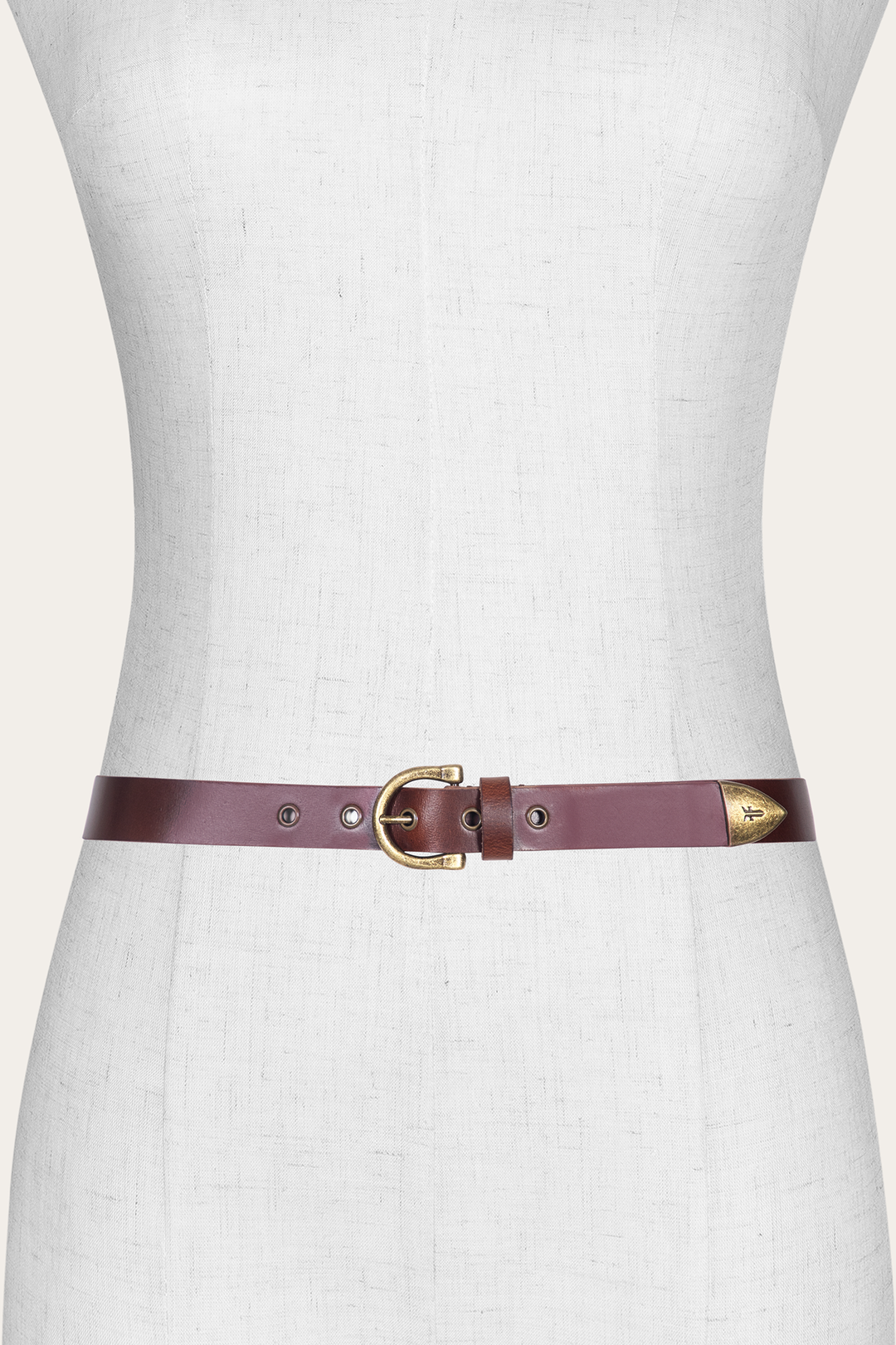 Tan Belts Frye Women’s Tan 25mm Horseshoe Buckle Belt