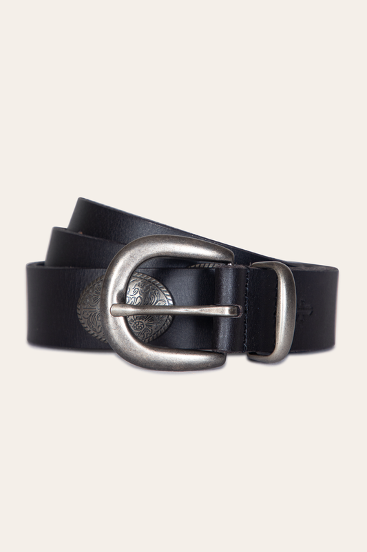 Black Belts Frye Women’s Black 30mm Concho Belt