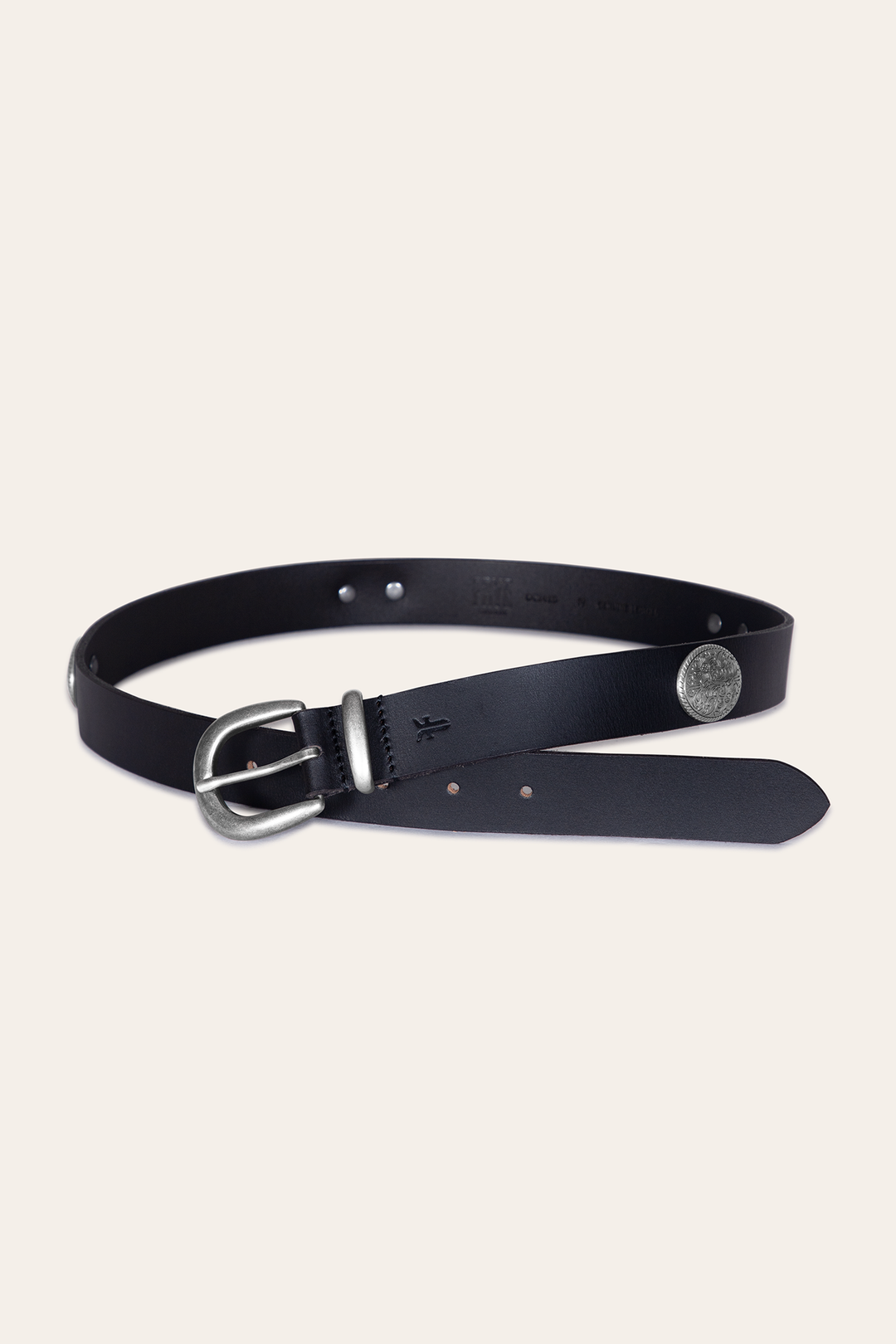 Black Belts Frye Women’s Black 30mm Concho Belt