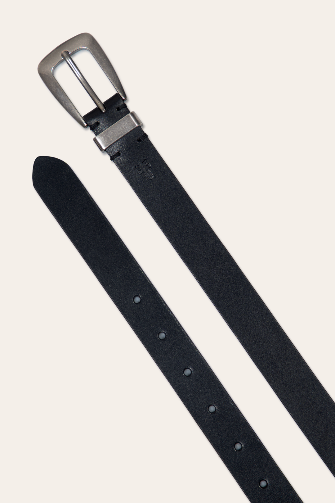 Black Belts Frye Women’s Black 25mm Belt With Metal Loop