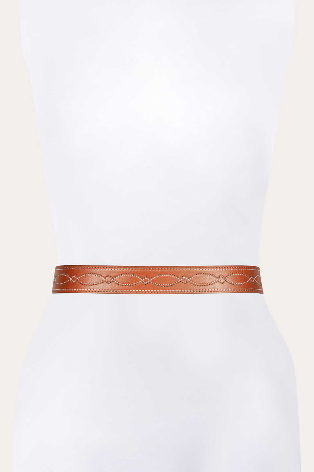 Tan Belts Frye 40mm Tan Belt With 2-Tone Stitch