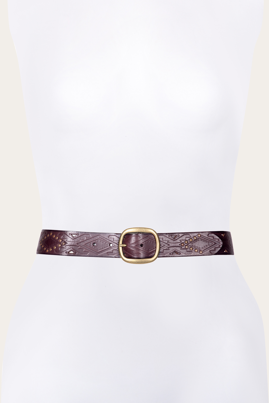 Belts Frye 38mm Brown Southwestern Embossed Belt