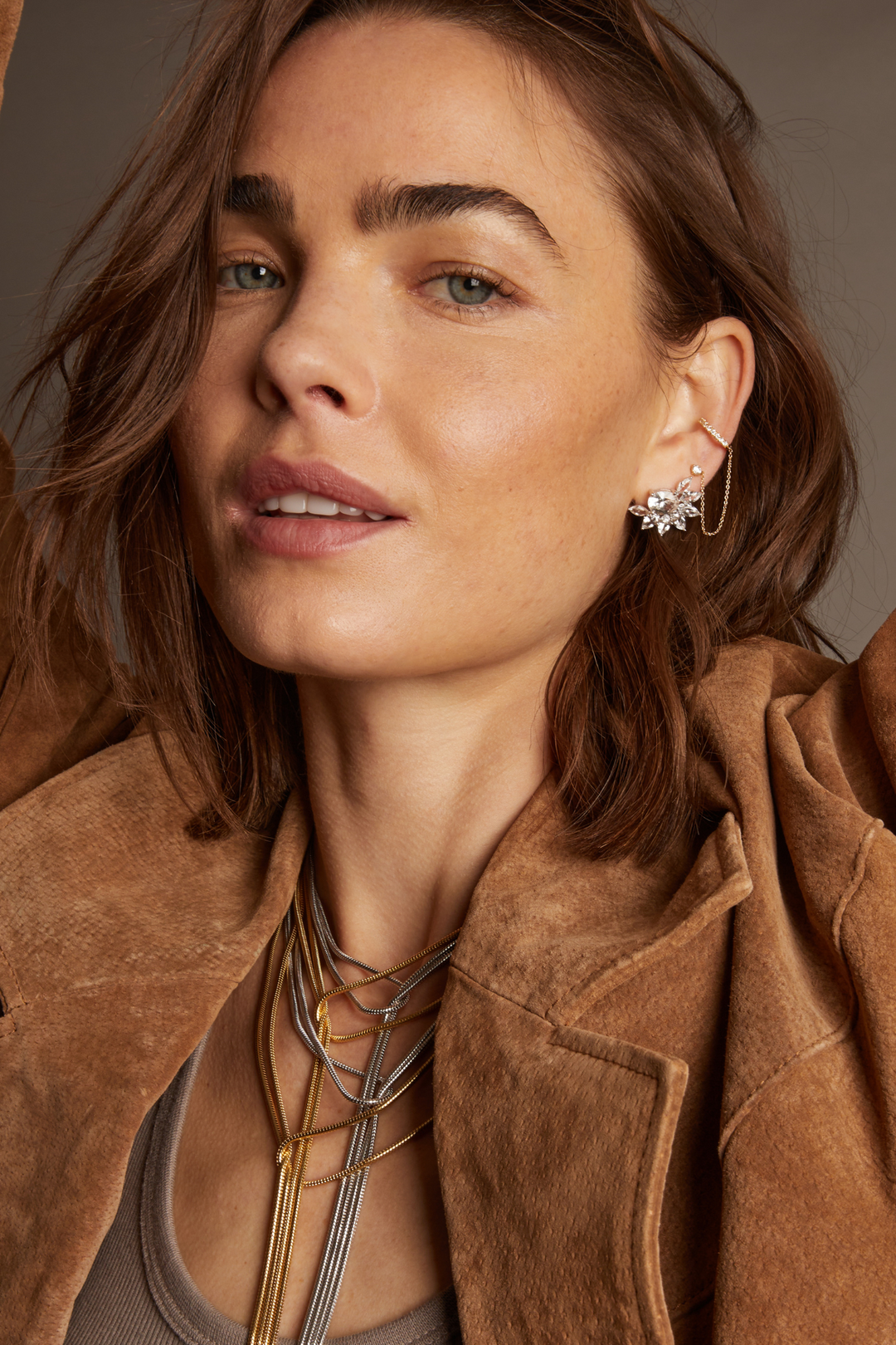 Yellow Vermeil Fine Jewelry Frye Women’s Marquise Fringe Earrings | Aurate x The Frye Company