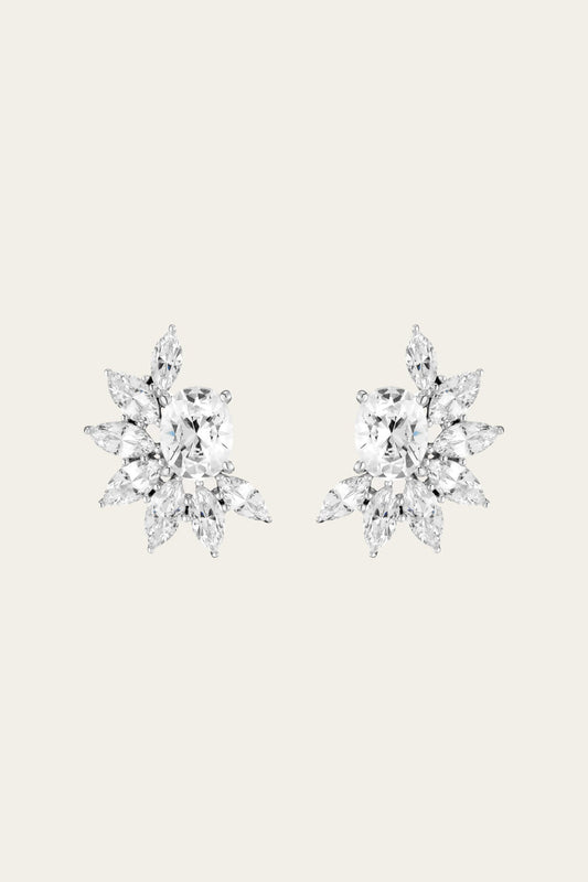Sterling Silver Fine Jewelry Frye Women’s Marquise Fringe Earrings | Aurate x The Frye Company