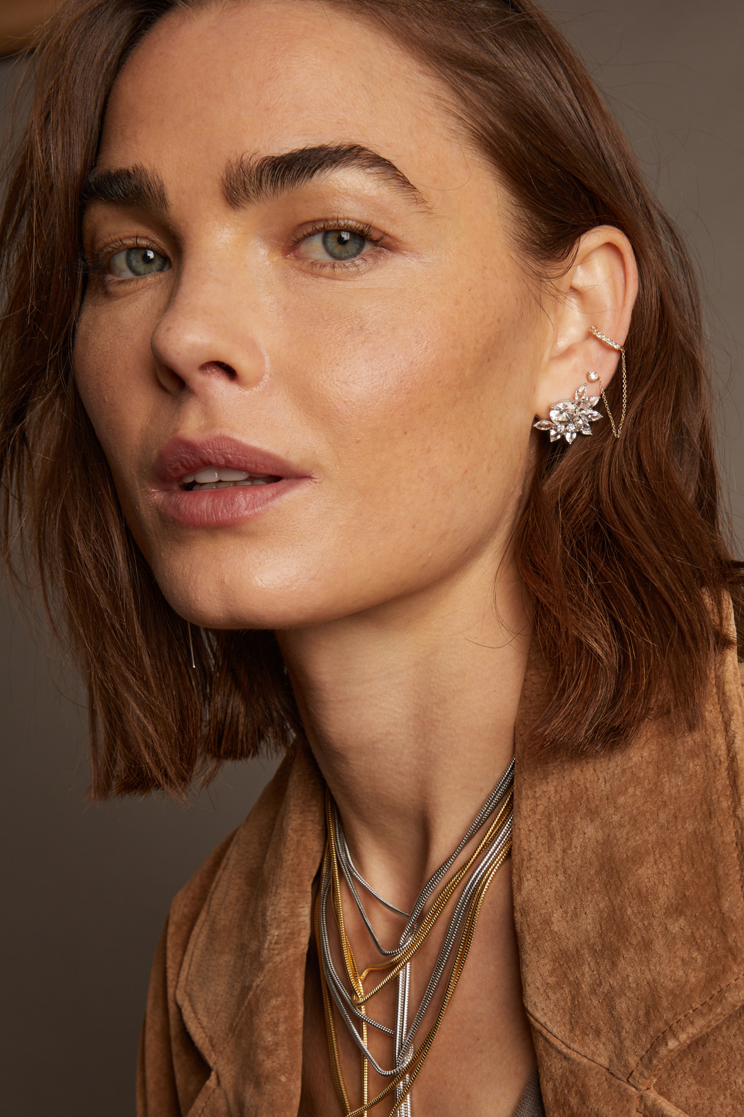 Sterling Silver Fine Jewelry Frye Women’s Marquise Fringe Earrings | Aurate x The Frye Company