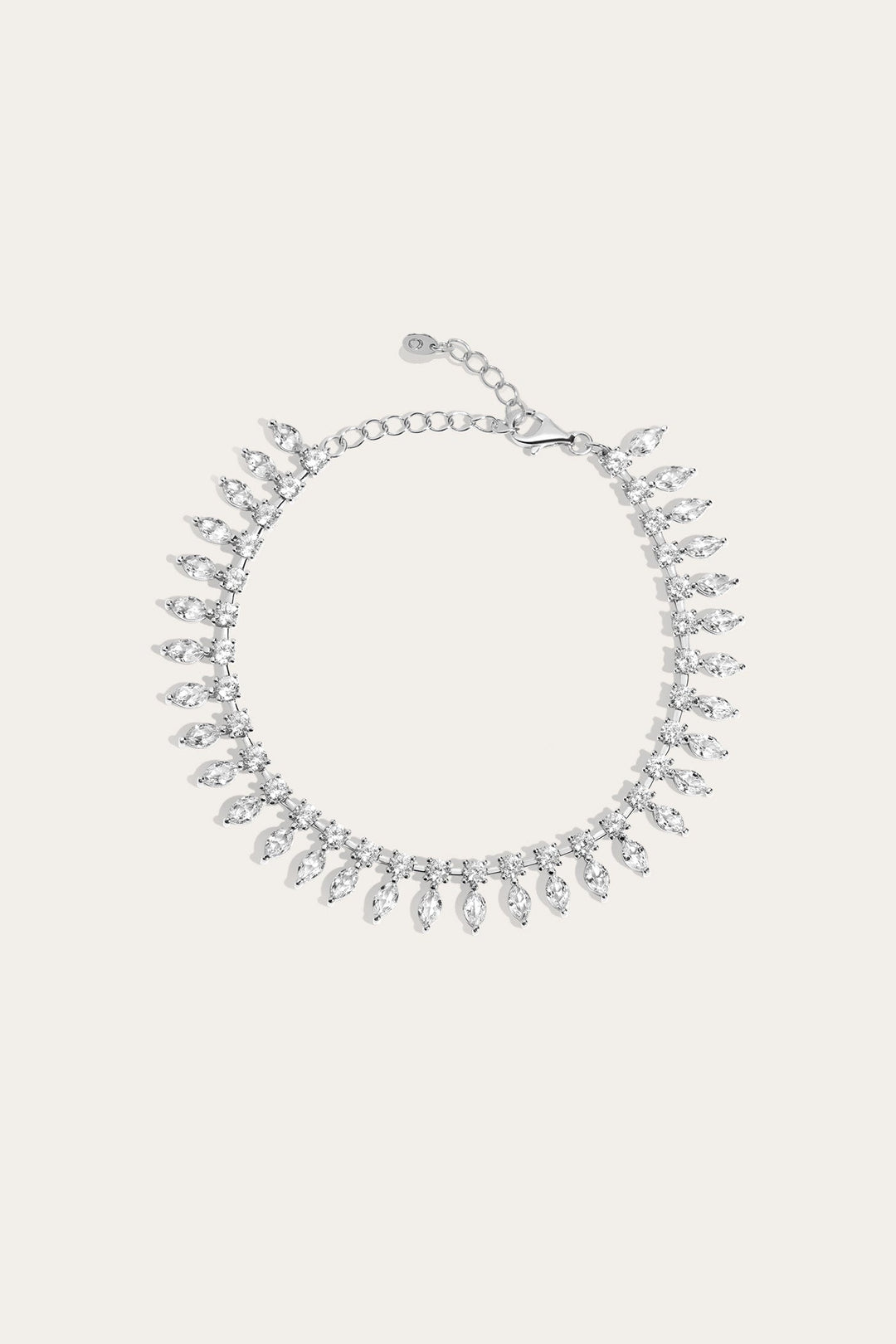 Sterling Silver Fine Jewelry Frye Women’s Marquise Fringe Bracelet | Aurate x The Frye Company