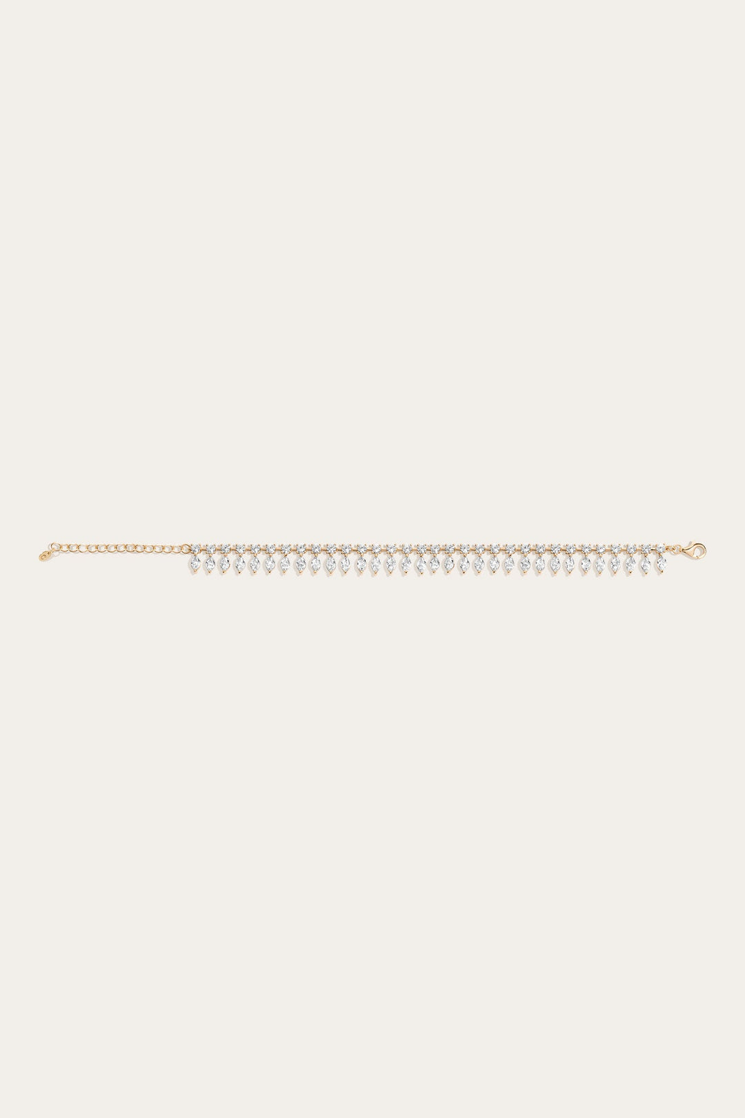 Yellow Vermeil Fine Jewelry Frye Women’s Marquise Fringe Bracelet | Aurate x The Frye Company