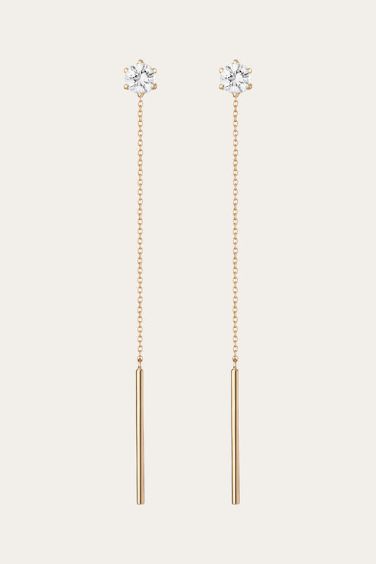 Yellow Vermeil Fine Jewelry Frye Women’s Spur Lariat Earrings | Aurate x The Frye Company