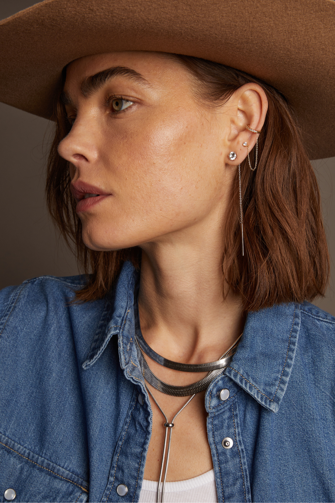 Sterling Silver Fine Jewelry Frye Women’s Spur Lariat Earrings | Aurate x The Frye Company