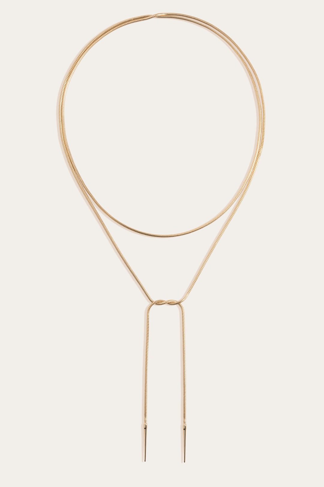 Yellow Vermeil Fine Jewelry Frye Women’s Lasso Wrap Necklace | Aurate x The Frye Company