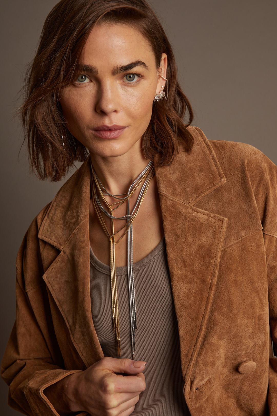 Sterling Silver Fine Jewelry Frye Women’s Lasso Wrap Necklace | Aurate x The Frye Company