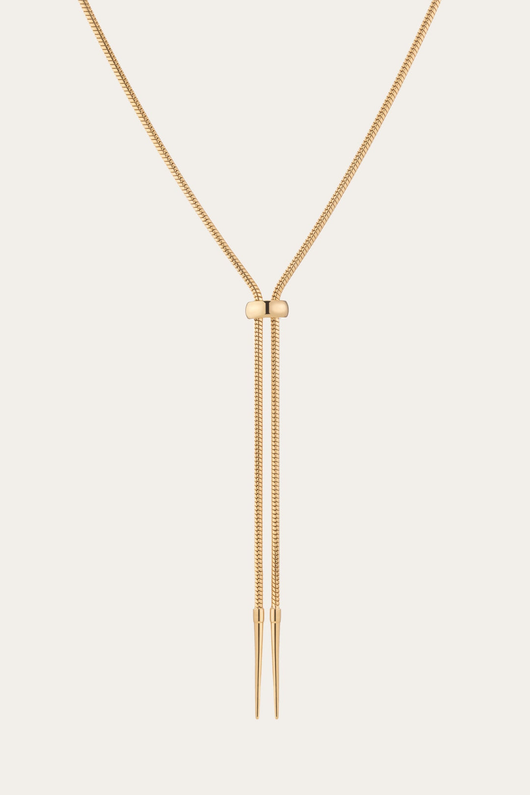 Yellow Vermeil Fine Jewelry Frye Women’s Lasso Bolo Necklace | Aurate x The Frye Company