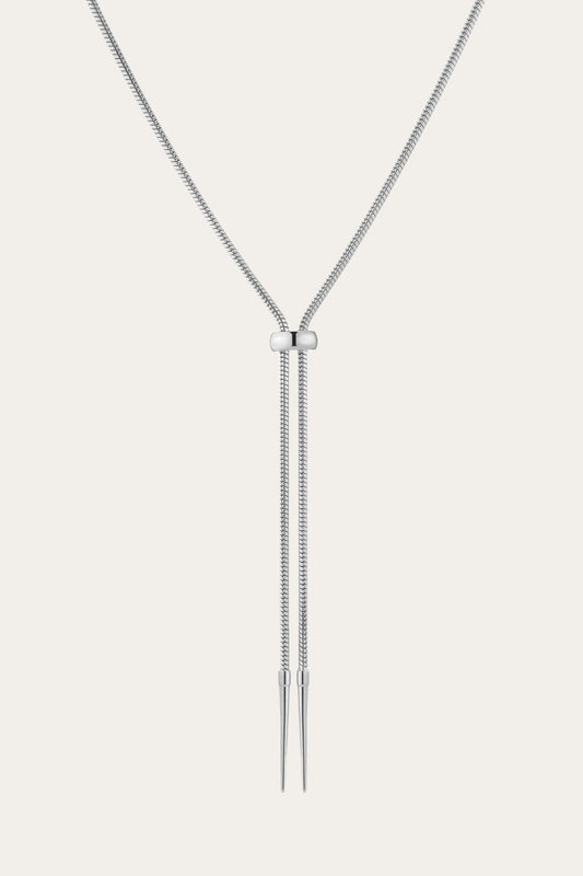 Sterling Silver Fine Jewelry Frye Women’s Lasso Bolo Necklace | Aurate x The Frye Company