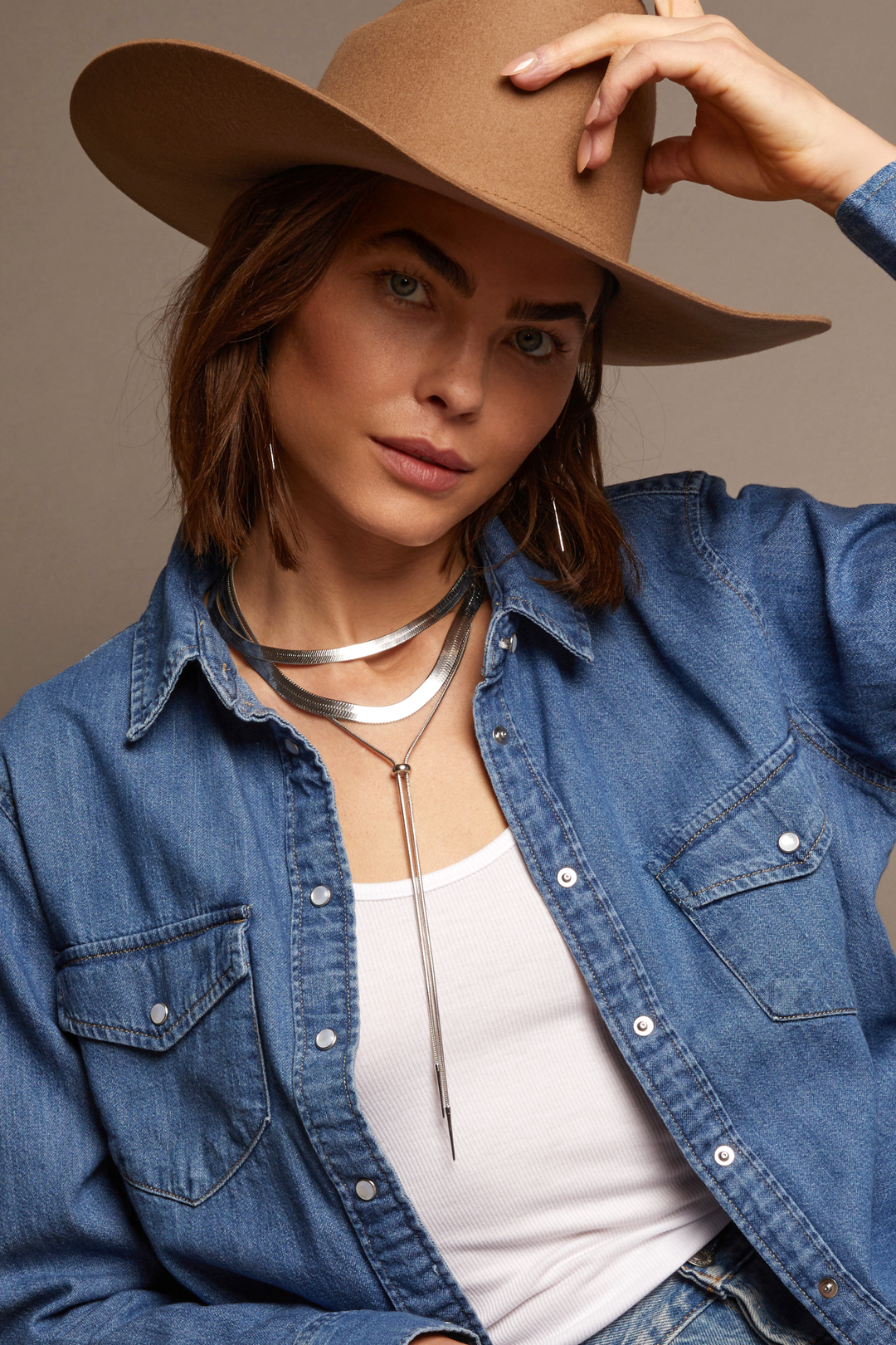 Sterling Silver Fine Jewelry Frye Women’s Lasso Bolo Necklace | Aurate x The Frye Company