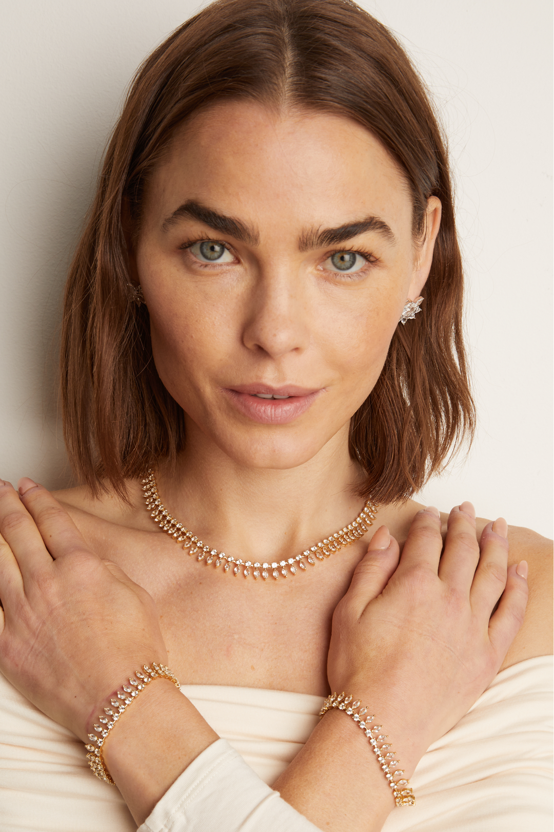 Yellow Vermeil Fine Jewelry Frye Women’s Marquise Fringe Necklace | Aurate x The Frye Company
