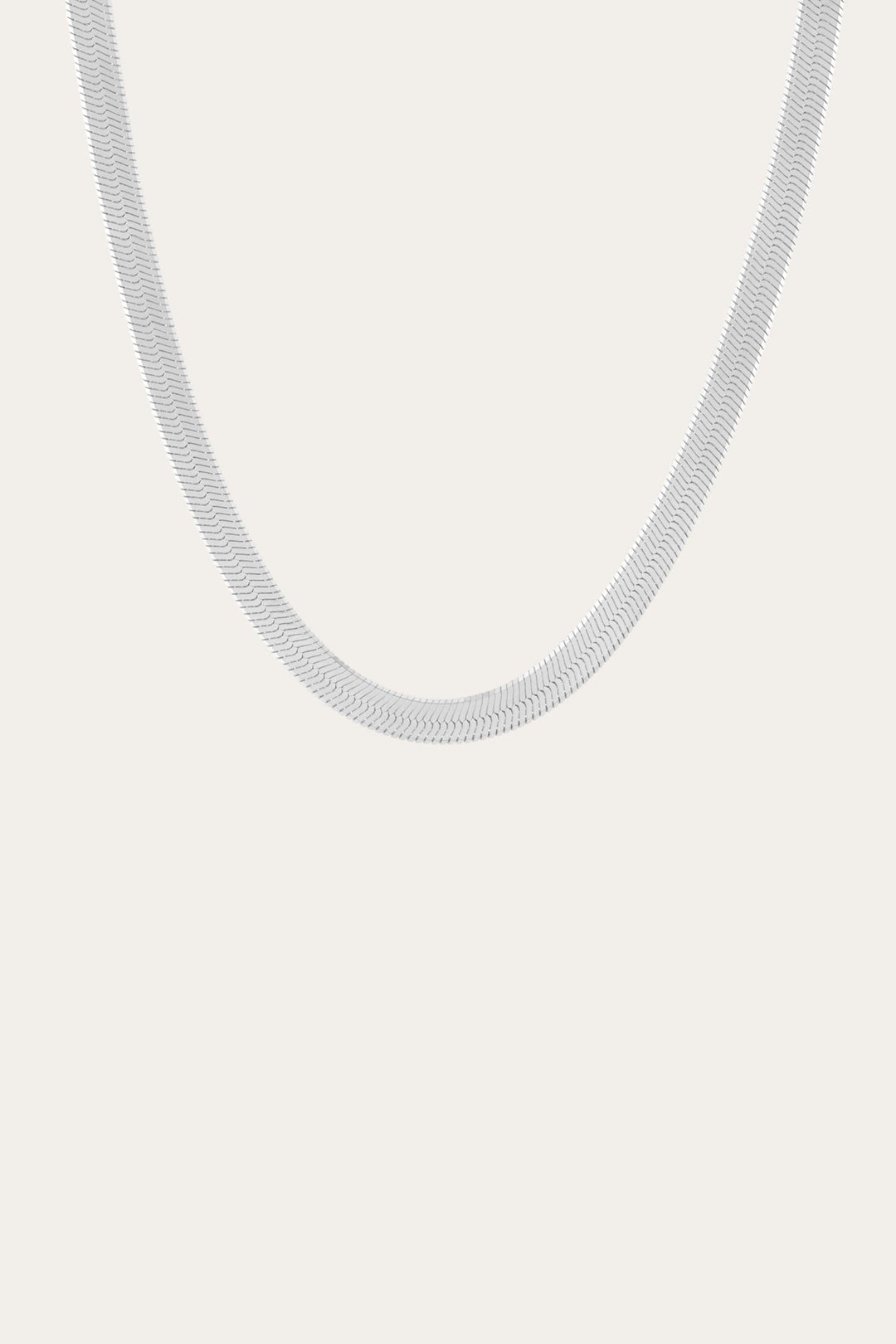 Sterling Silver Fine Jewelry Frye Women’s Extra Bold Herringbone Necklace | Aurate x The Frye Company