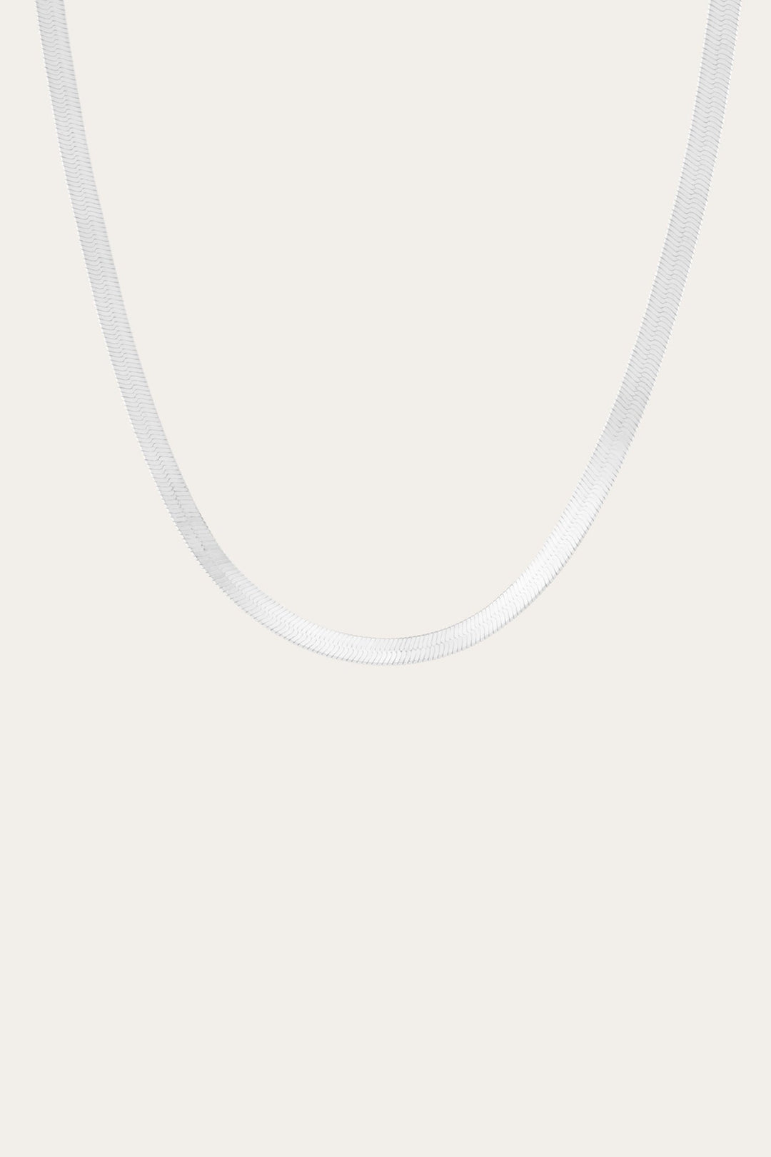 Sterling Silver Fine Jewelry Frye Women’s Bold Herringbone Necklace | Aurate x The Frye Company