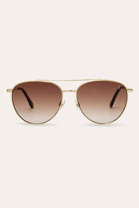 Gold Sunglasses Frye Frenchie Women's Sunglasses