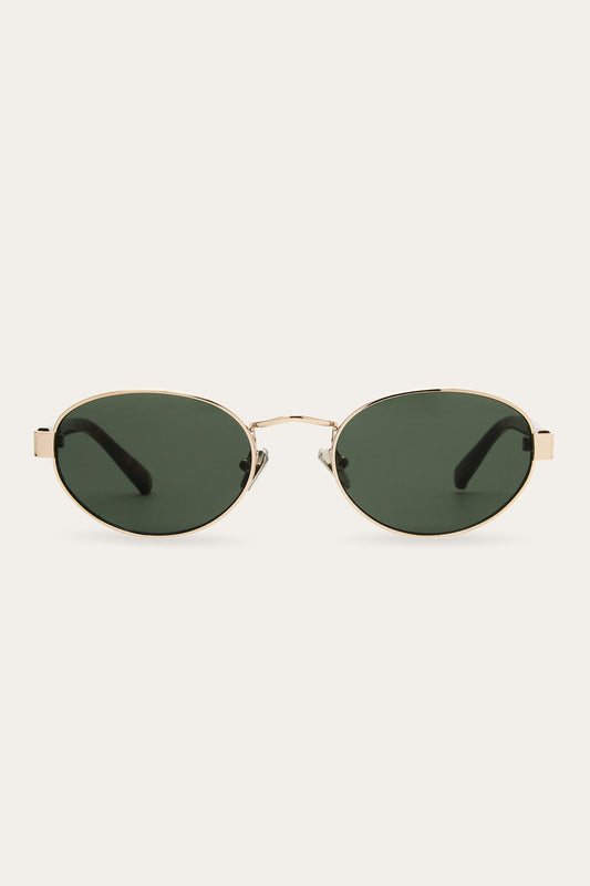 Olive Gold Sunglasses Frye Savannah Sunglasses