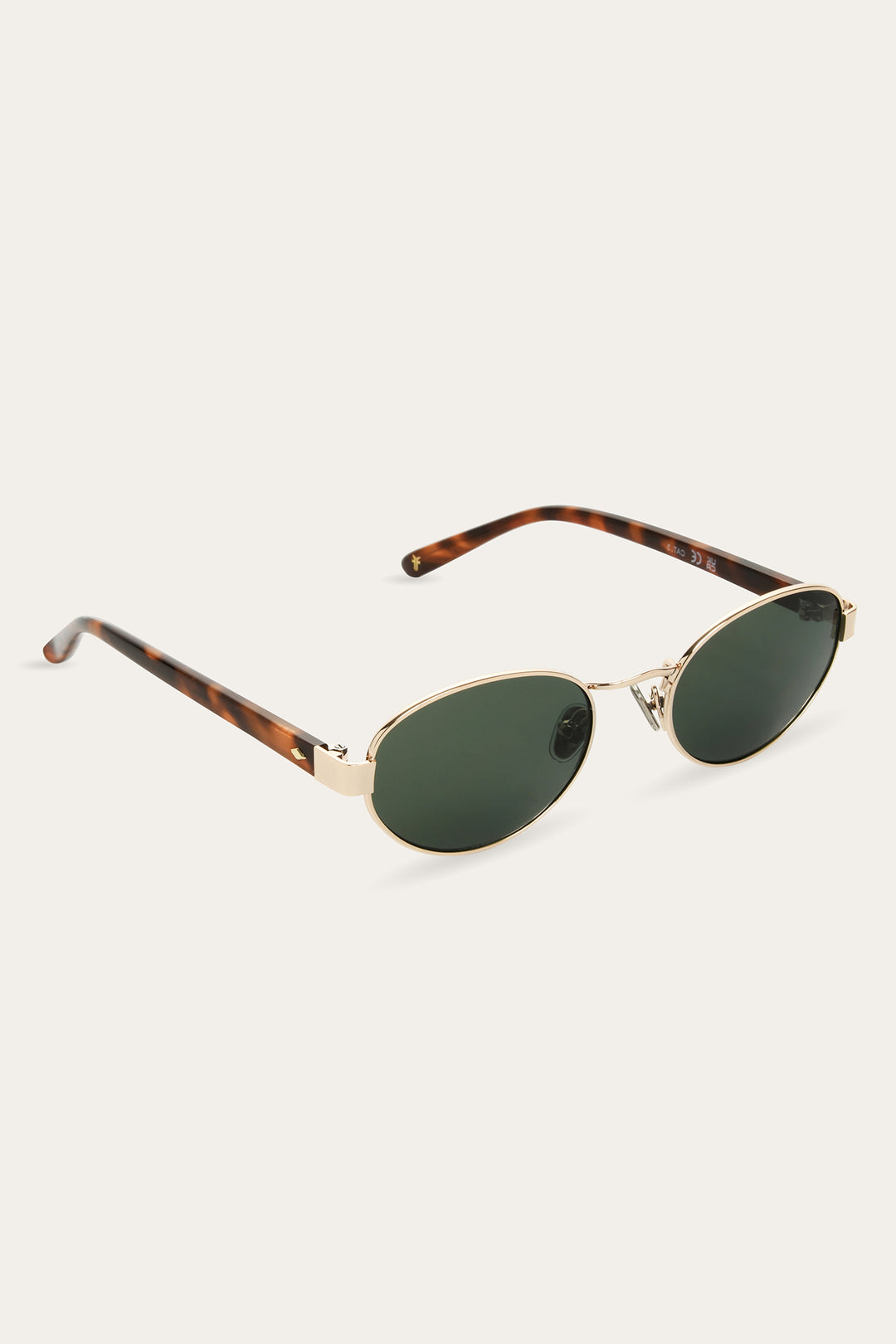 Olive Gold Sunglasses Frye Savannah Sunglasses