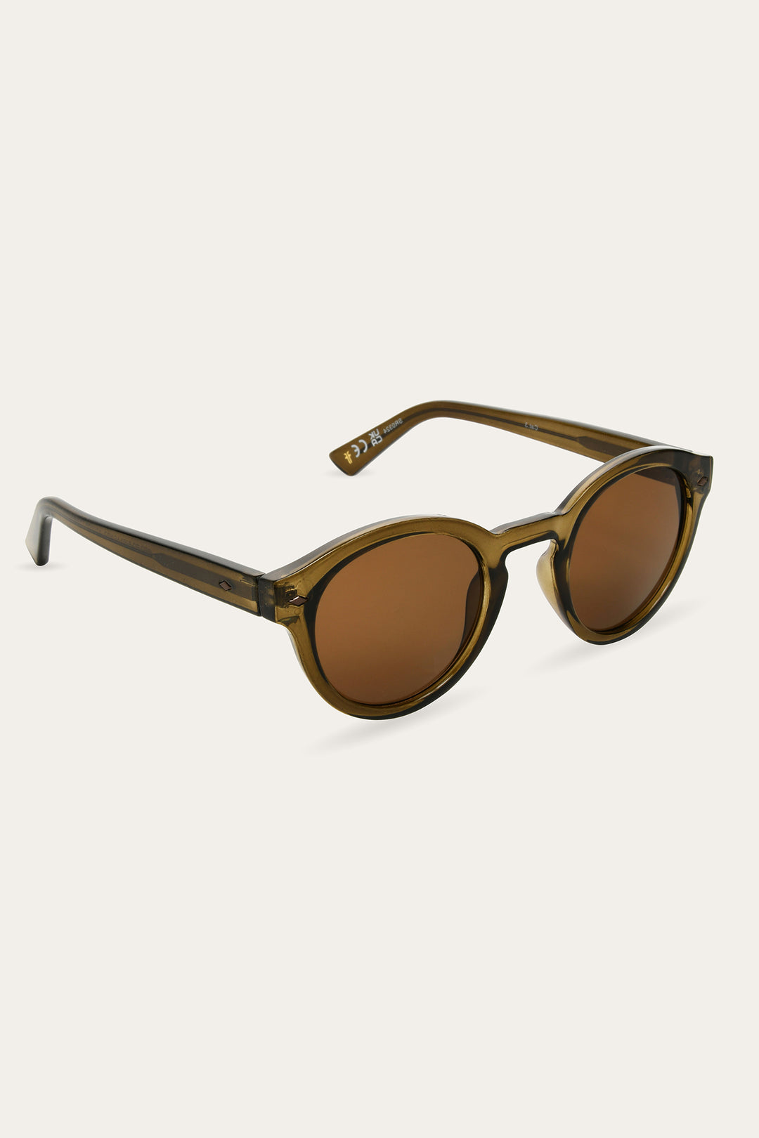 Crystal Green Sunglasses Frye Blake Crystal Green Sunglasses