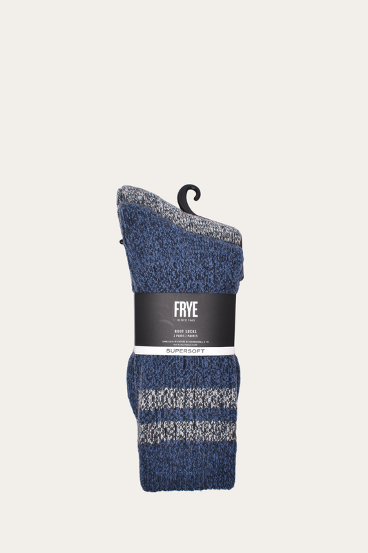Navy Socks Frye Women’s Navy Super Soft Boot Socks 2 Pack