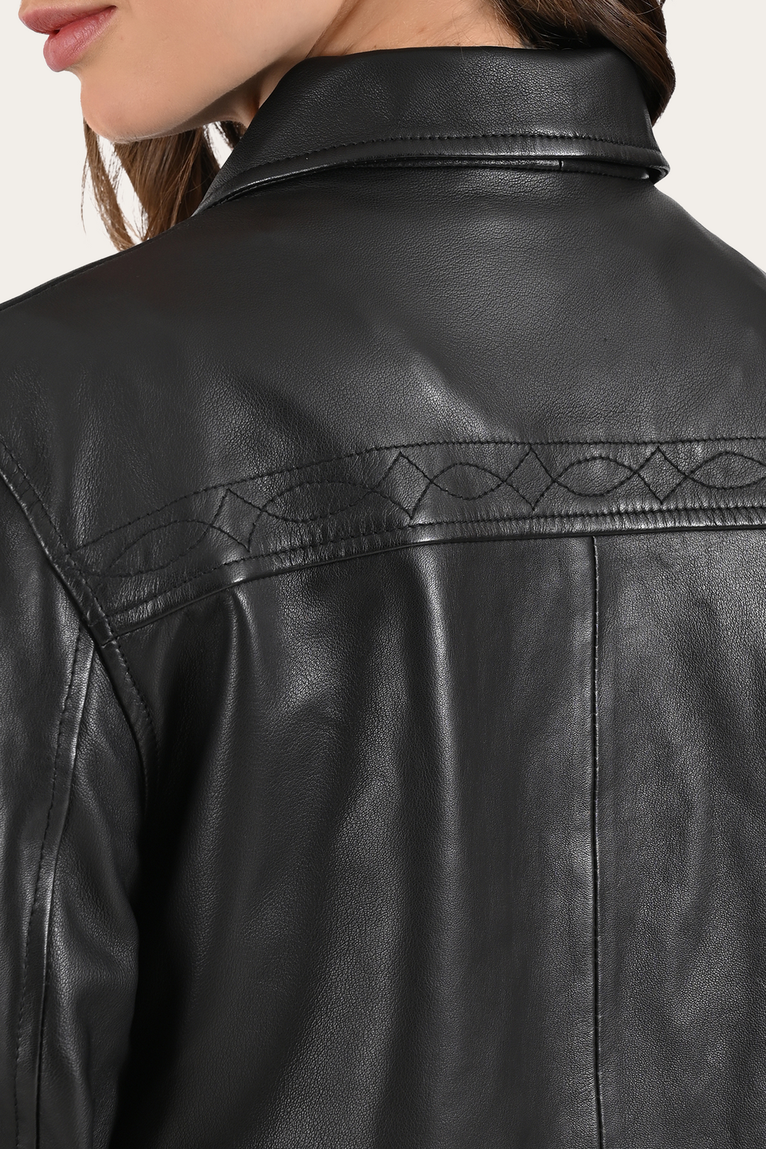 Black Leather Jackets Frye Black Bailor Shirt Jacket