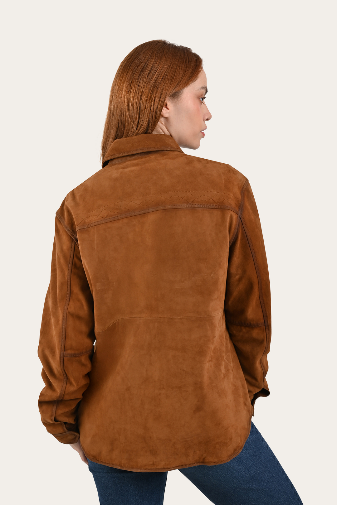 Light Brown Leather Jackets Frye Light Brown Avett Overshirt Jacket