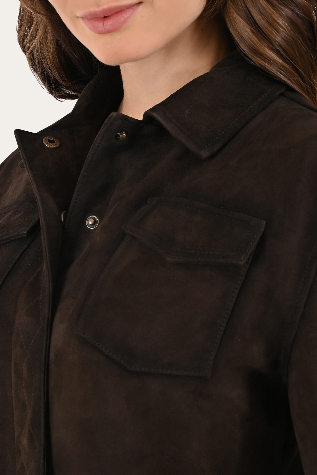 Dark Brown Leather Jackets Frye Dark Brown Avett Overshirt Jacket