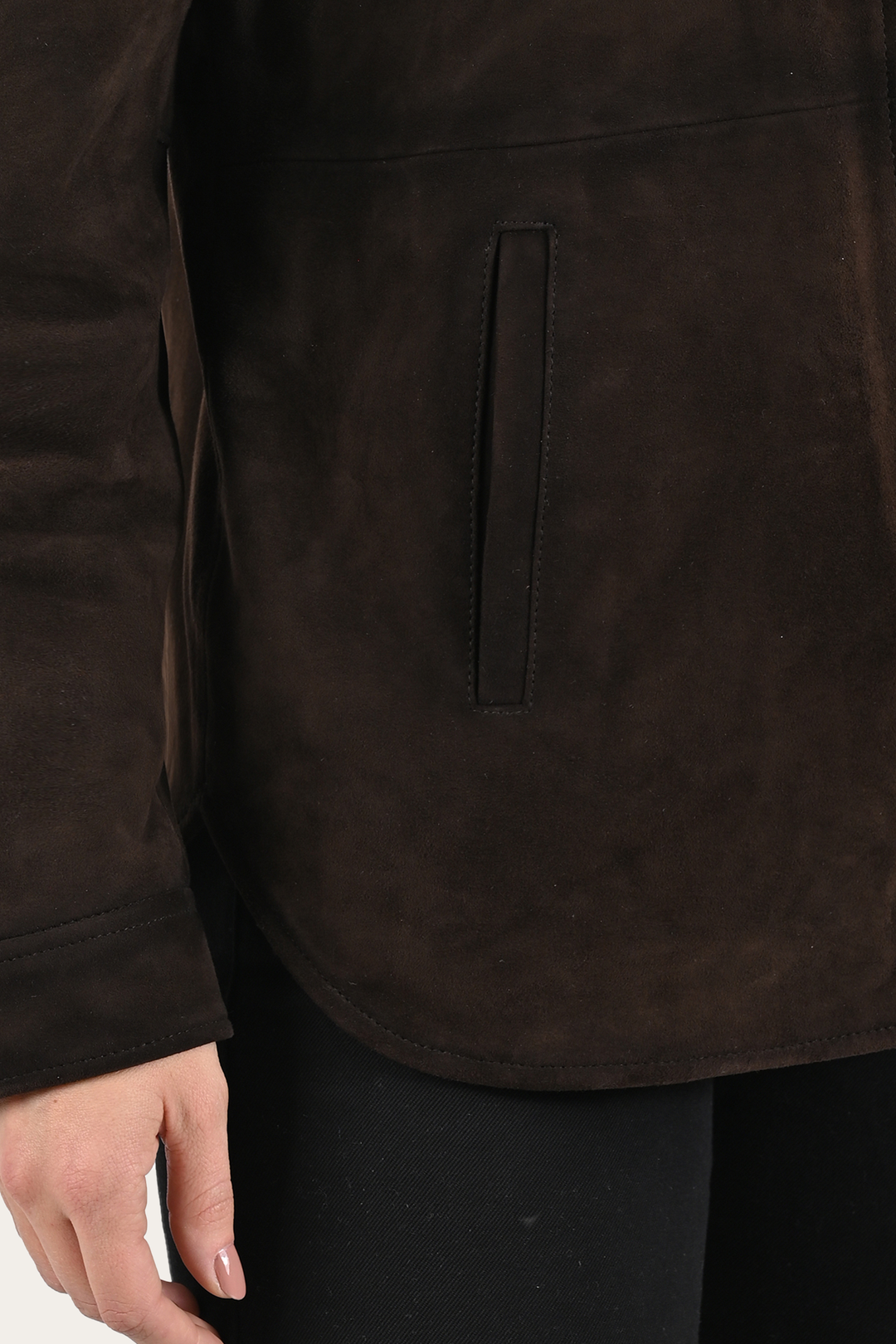 Dark Brown Leather Jackets Frye Dark Brown Avett Overshirt Jacket