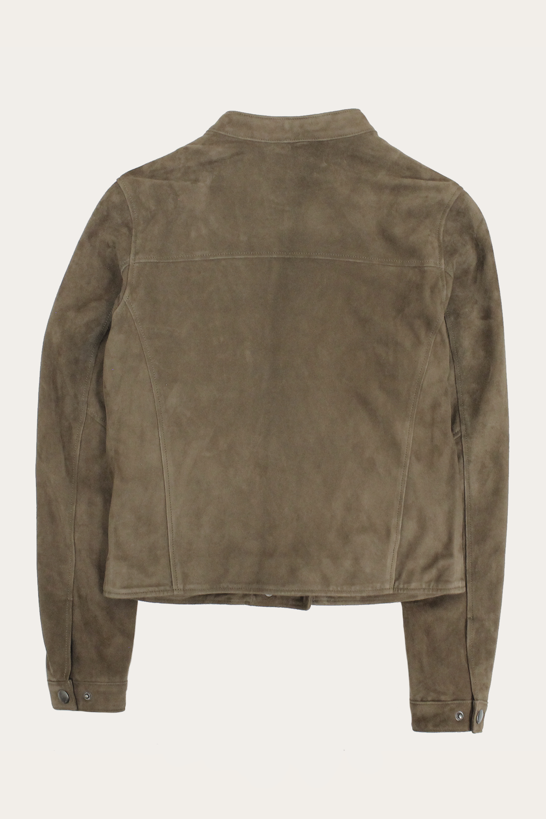 Taupe Leather Jackets Frye Women’s Taupe Jace Hybrid Biker Racer Suede Jacket
