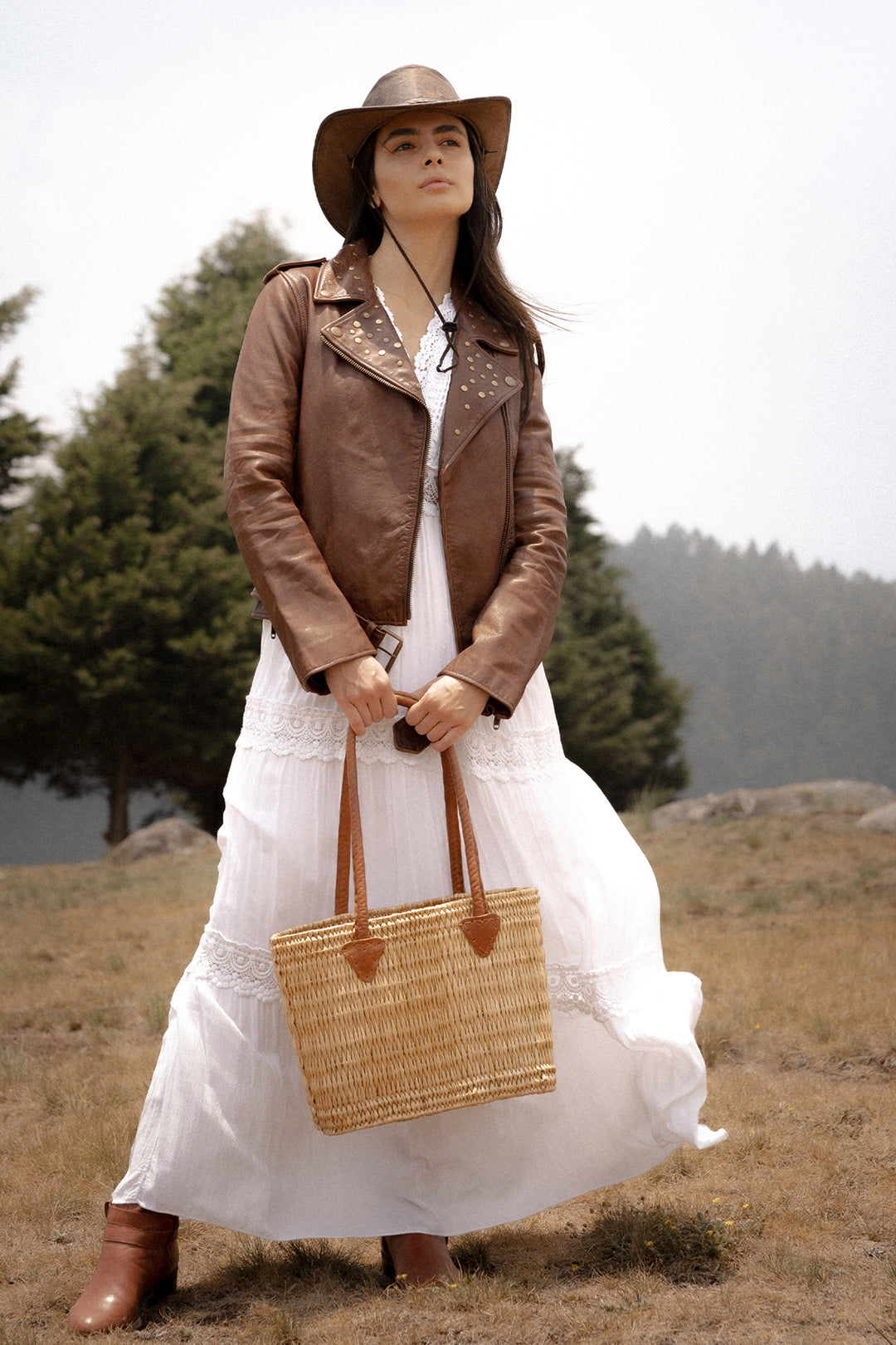 Tobacco Leather Jackets Frye Women’s Tobacco Linc Biker Leather Jacket